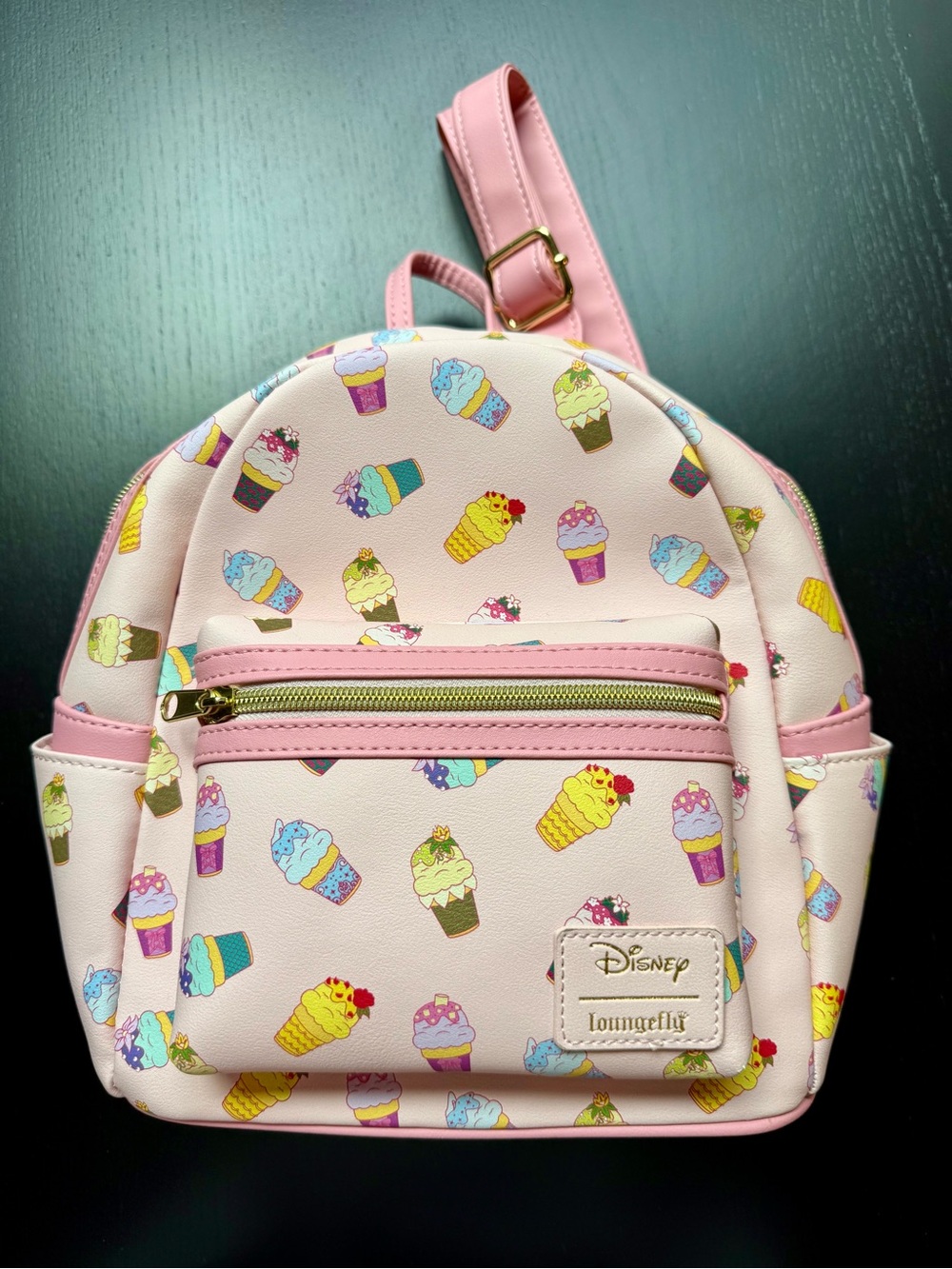 Loungefly Pink cupcake Print Disney Princess Backpack